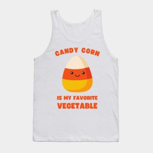 LAZY COSTUME CANDY CORN IS MY FAVORITE VEGETABLE Tank Top